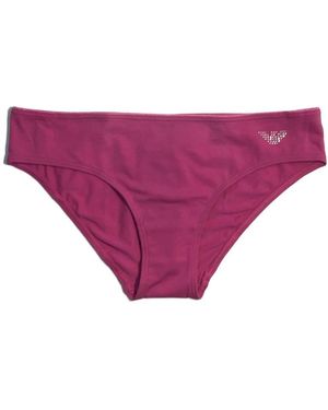 Emporio Armani Logo Briefs Trousers - Purple