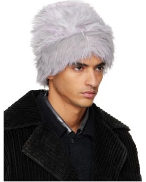 DIESEL K-Alliseo Knitted Fur Cap - Black