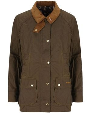 Barbour Icons Beadnell Wax Jacket - Green