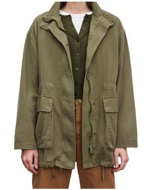Velvet By Graham & Spencer Long-Sleeved Casual Jacket - Green