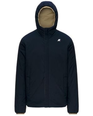 K-Way Zip-Up Hooded Jacket - Blue