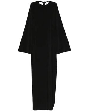 DARKPARK Jenna Split-Cuff Long-Sleeve Maxi Dress - Black