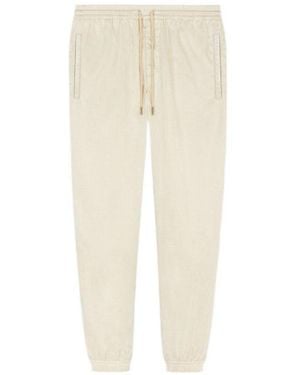 Givenchy 4G Jacquard Cropped Jogging Trousers - Natural