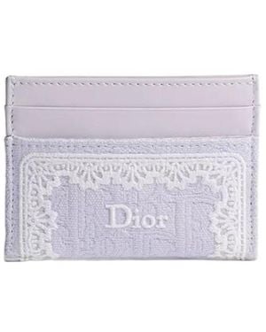 Dior Porte-Cartes Freesia Oblique - White