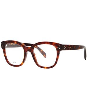 Celine Square-Frame Optical Glasses - Metallic