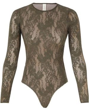 Zimmermann Lace Bodysuit - Green