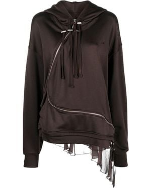 DIESEL F-Banazip Asymmetric Hoodie - Black