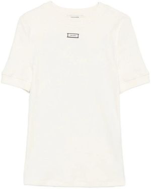 Entire studios Crew-Neck Logo T-Shirt - White