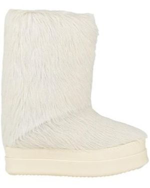 Rick Owens Fleecelined Boots - Natural