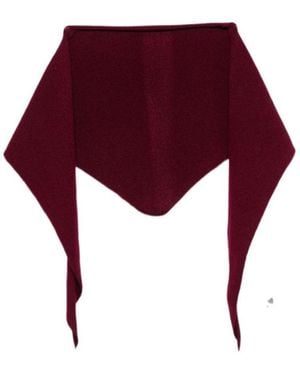 Lisa Yang Triangular Scarf - Red