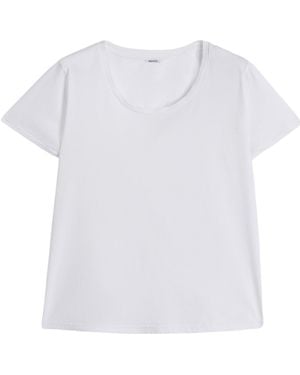 Aspesi Crew Neck Casual T-Shirt - White