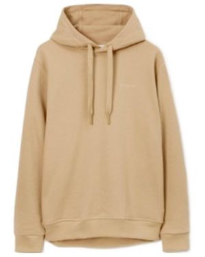Burberry Drawstring Long-Sleeved Hoodie - Natural