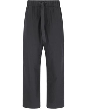 Tekla Poplin Pyjama Trousers - Grey
