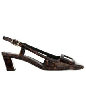 Roger Vivier Belle Slingback Heeled Pumps - Black