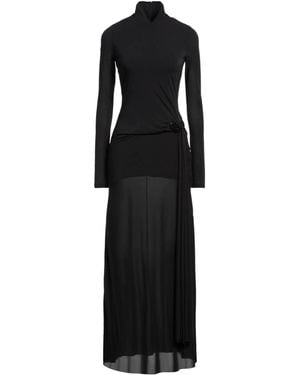 DIESEL Minimalist Solid Color Dress - Black
