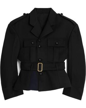 Celine Peplum Jacket - Black
