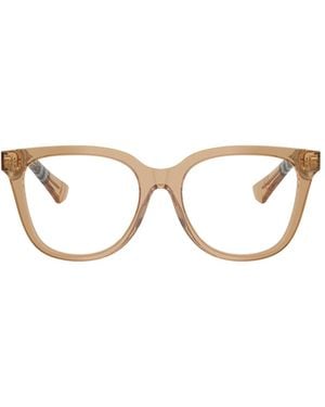 Burberry Geometric Non-Prescription Glasses - Metallic