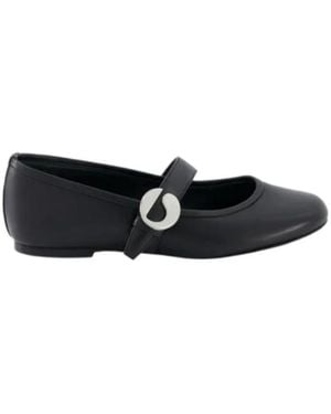 Coperni Ballerina Belt Flat Shoes - Black