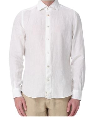 Eleventy Classic Long-Sleeve Shirt - White