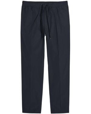 Moncler Tapered-Leg Shell Pants - Blue