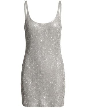 Gucci Crystal-Embellished Dress - Gray