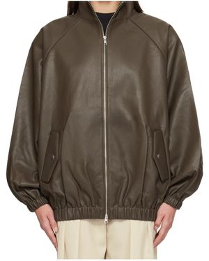 Frankie Shop Bomber Jacket - Brown
