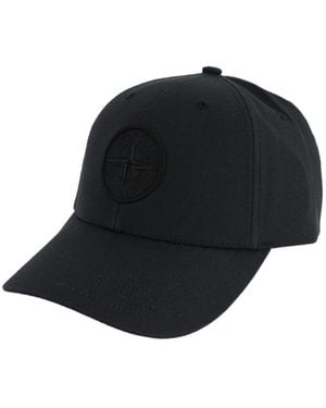 Stone Island Logo Patch Baseball Cap - Black