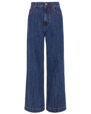 P.A.R.O.S.H. Five-Pocket Denim Jeans - Blue