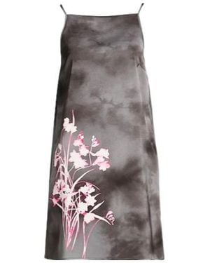 MAX&Co. Satin Sleeveless Dress - Grey