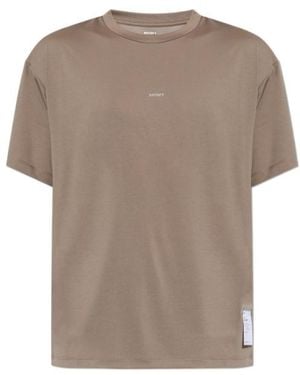 Satisfy Auralite Logo-Print T-Shirt - Brown