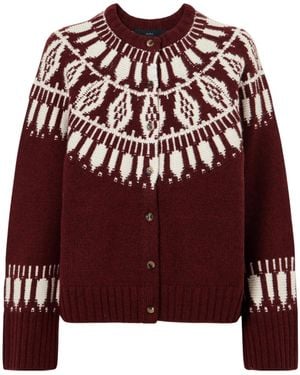 arch4 Aspen Cashmere Cardigan - Red
