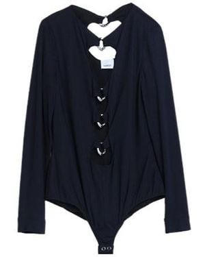 Burberry Solid-Color Stretch Shirt - Blue