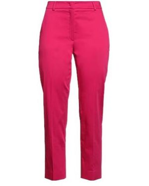Weekend by Maxmara Solid Slim-Fit Pants - Pink
