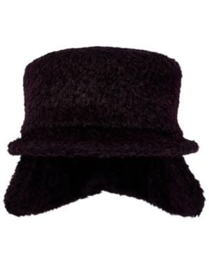 Raf Simons Alpaca And Wool Hat - Black
