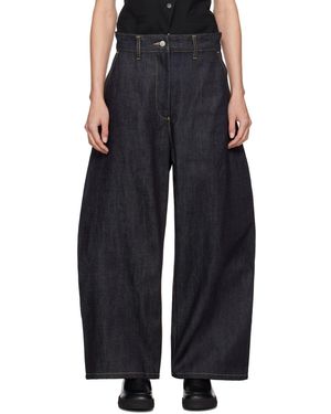 Studio Nicholson Chalco Wide-Leg Denim Trousers - Black