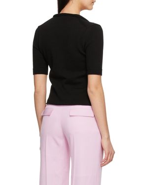 Chloé Cut-Out Top in Black | Lyst