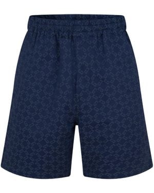 Givenchy Stylish Printed Shorts - Blue