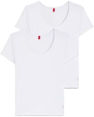 BOSS Shortsleeve Tees - White