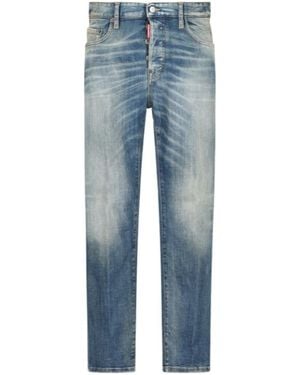 DSquared² 642 Straight Leg Jeans - Blue