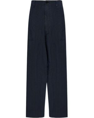 Comme des Garçons Casual Pants With Belt Loops - Blue