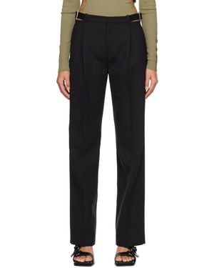 Dion Lee Safety Slider Pants - Black