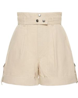 Isabel Marant High-Waist Shorts - Natural