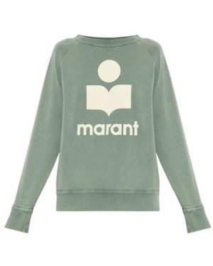 Isabel Marant Isabel Marant Étoile Millyny Logo Sweatshirt - Green
