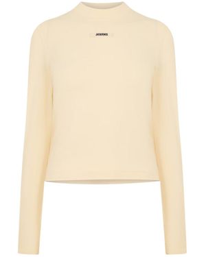 Jacquemus Long-Sleeved T-Shirt - Natural