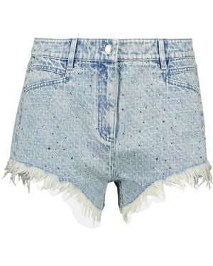 IRO Belt-Loop Denim Shorts - Blue