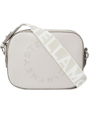 Stella McCartney Studded-Logo Camera Bag - Gray