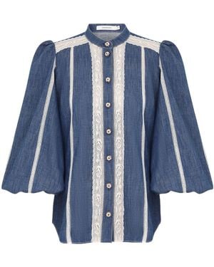 Zimmermann Awaken Denim Shirt - Blue