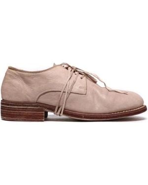 Guidi Lacing Business Dress Shoes - Pink