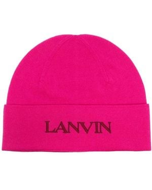 Lanvin Logo Hat - Pink