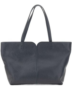 Gianni Chiarini Sandra Zip-Top Tote Bag - Blue